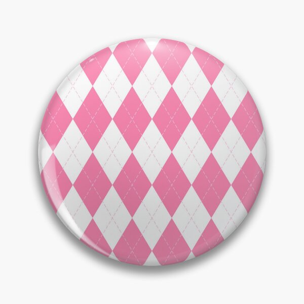 Item preview, Pink & White Argyle Plaid Pattern designed and sold by newburyboutique.