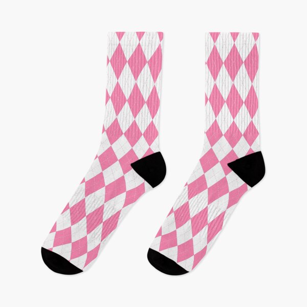 Item preview, Pink & White Argyle Plaid Pattern designed and sold by newburyboutique.