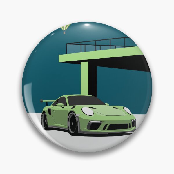 Item preview, 911 GT3 Green art designed and sold by ElseWorldDesign.