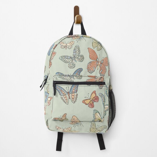 Item preview, Watercolour pastel butterflies pattern designed and sold by lucyluart.
