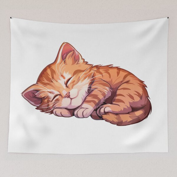 Item preview, Cute cartoon kitten designed and sold by Stickermagician.