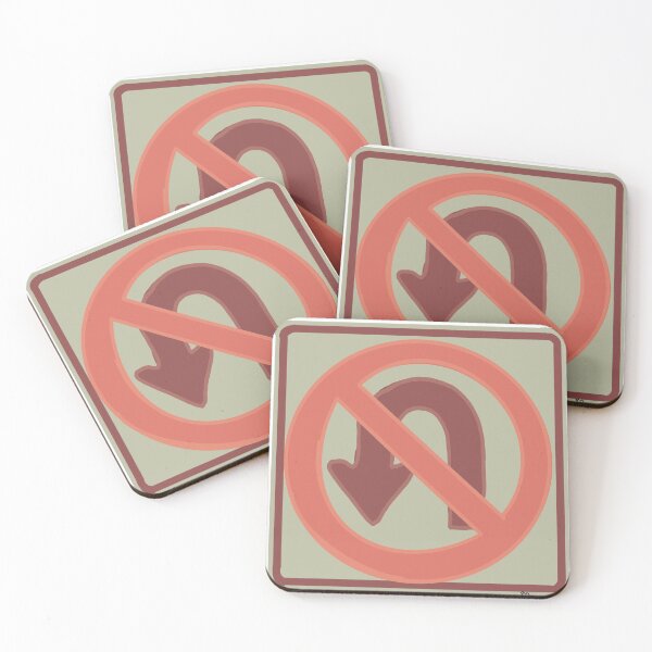 Item preview, No U Turn. designed and sold by HappyRandomArt.