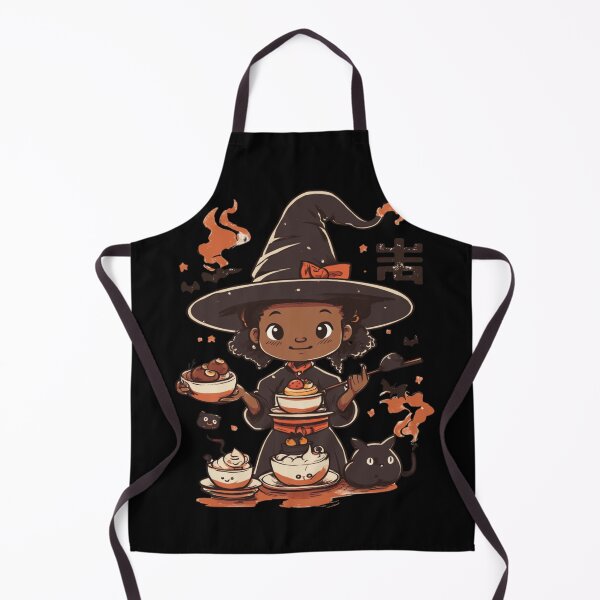 Item preview, African American Cute Chibi Witch designed and sold by PrintsByFrank.