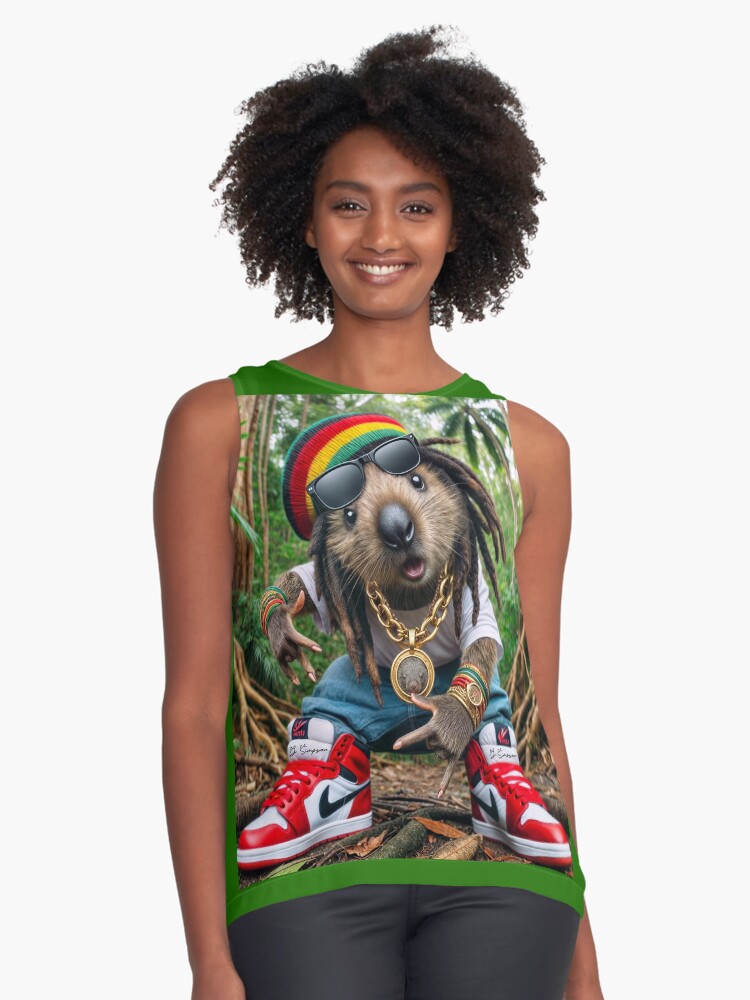 Vista previa del artículo con la obra «Blusa sin mangas», diseñado y vendido por J7Simpson.