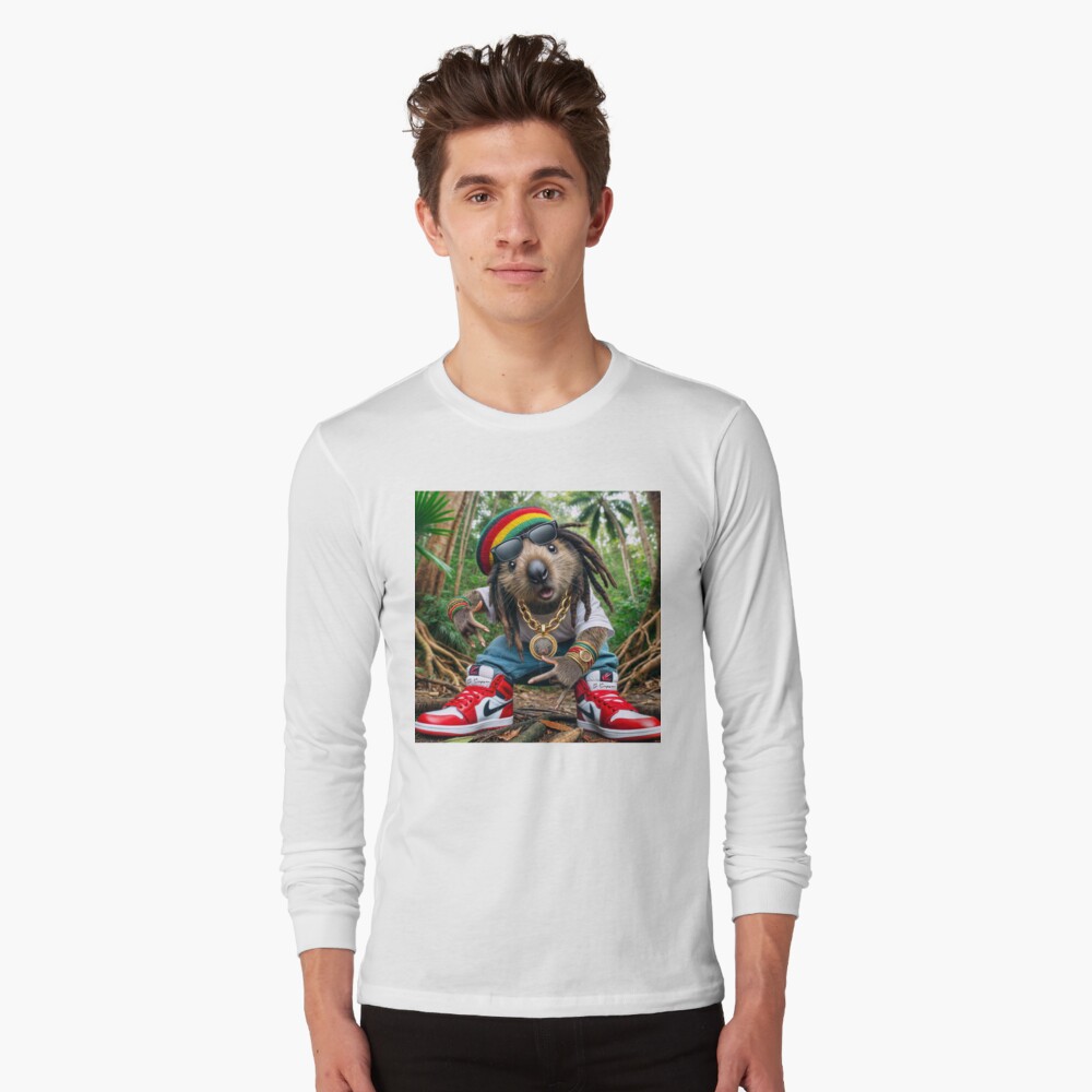 Vista previa del artículo con la obra «Camiseta de manga larga», diseñado y vendido por J7Simpson.