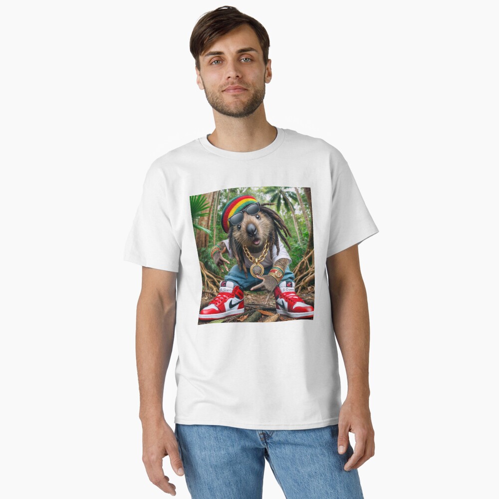 Vista previa del artículo con la obra «Camiseta clásica», diseñado y vendido por J7Simpson.