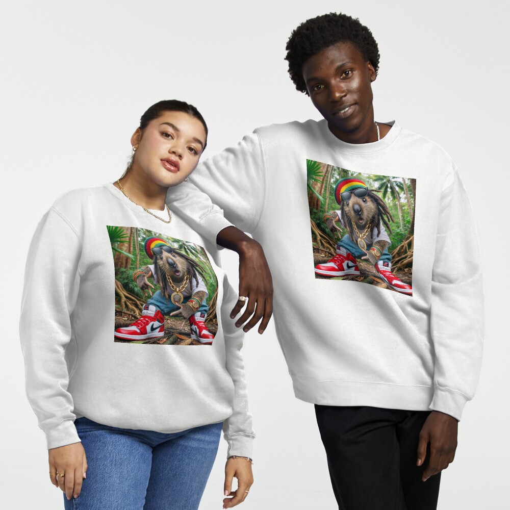 Vista previa del artículo con la obra «Sudadera sin capucha», diseñado y vendido por J7Simpson.