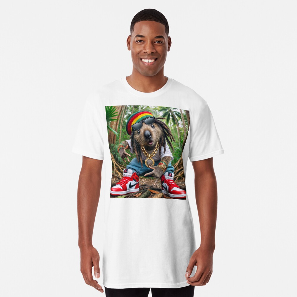 Vista previa del artículo con la obra «Camiseta larga», diseñado y vendido por J7Simpson.