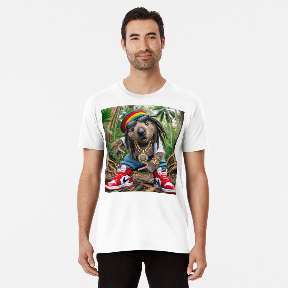 Vista previa del artículo con la obra «Camiseta premium», diseñado y vendido por J7Simpson.