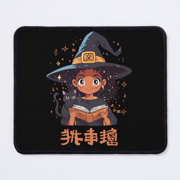 Item preview, African American Cute Chibi Witch designed and sold by PrintsByFrank.