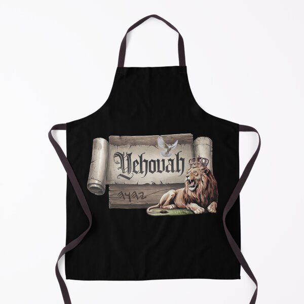 Item preview, Yehovah Sacred Name on Scroll - Lion and Dove - Christian Hebrew designed and sold by Narrow-Path.