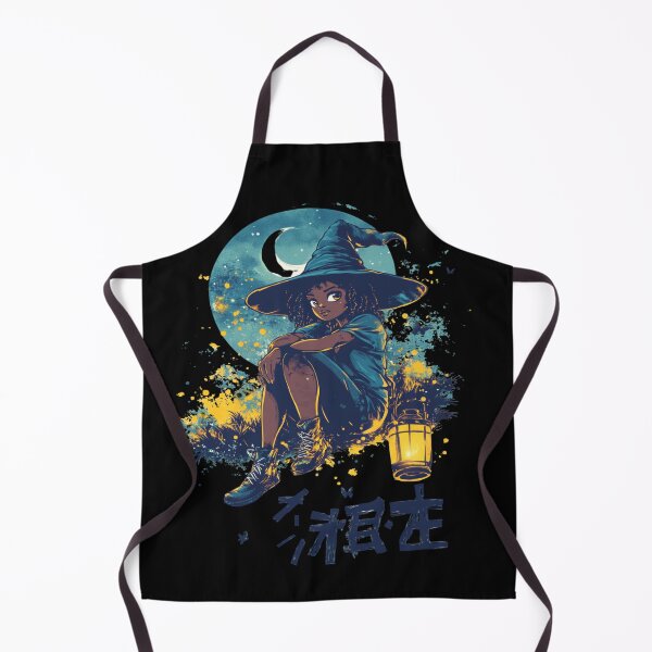Item preview, African American Cute Chibi Witch designed and sold by PrintsByFrank.
