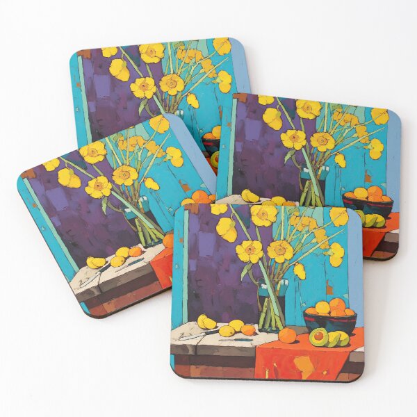 Item preview, Golden Blooms and Citrus Hues designed and sold by Pei-Kang Hsu.