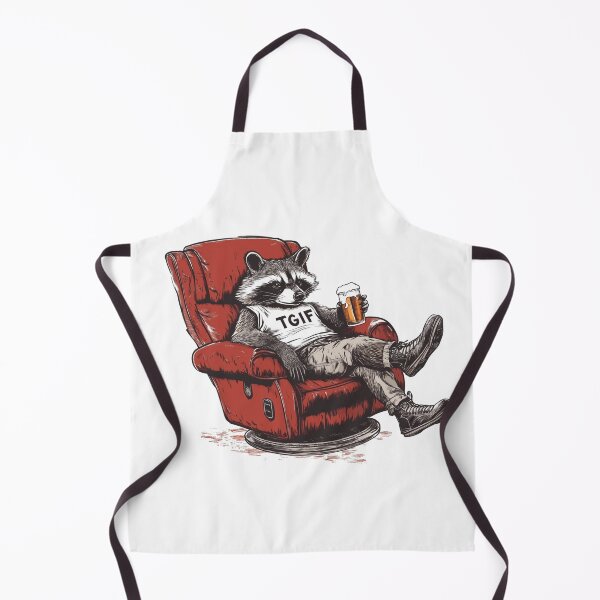 Item preview, TGIF Mapache bebiendo una cerveza designed and sold by SpendieSellers.
