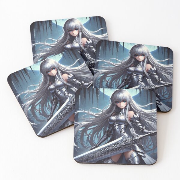 Item preview, Silver Haired Anime Warrior Princess designed and sold by Jennifer McBride.