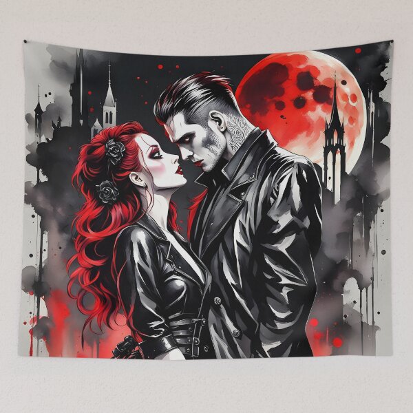 Item preview, Vampire Couple designed and sold by GothicRubette.