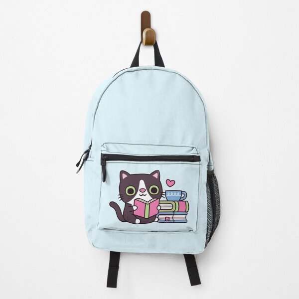 Item preview, Cute Tuxedo Cat Loves Reading Books designed and sold by rustydoodle.