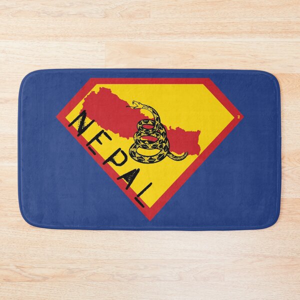 Item preview, NEPAL Spell Out - Freedom Is The Superpower - Gadsden Snake Flag - Dont Tread On Me SUPERHERO design designed and sold by pelagio.