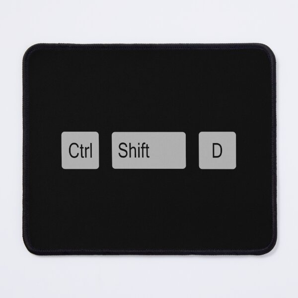 Item preview, Ctrl, Shift, D, Computer Grey Key Short-Cuts - Clear History designed and sold by AASparksDesigns.