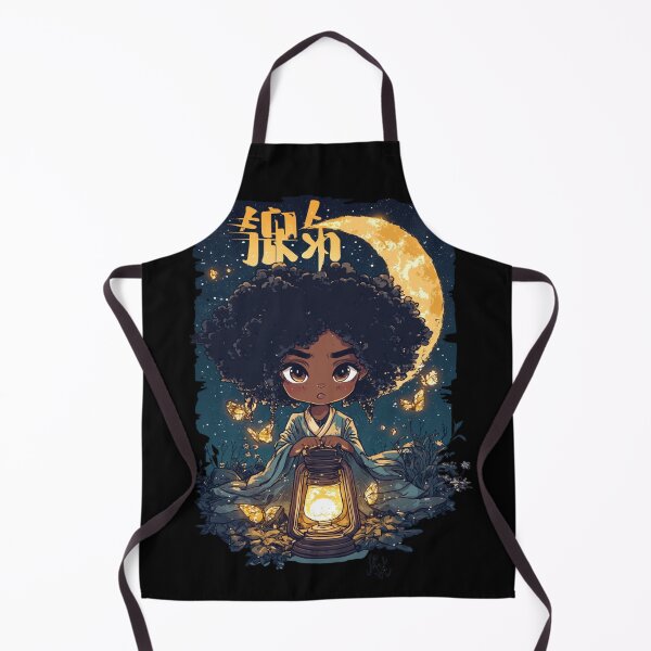 Item preview, African American Cute Chibi Witch designed and sold by PrintsByFrank.