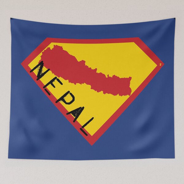 Item preview, NEPAL Spell Out - Freedom Is The Superpower -  SUPERHERO design designed and sold by pelagio.