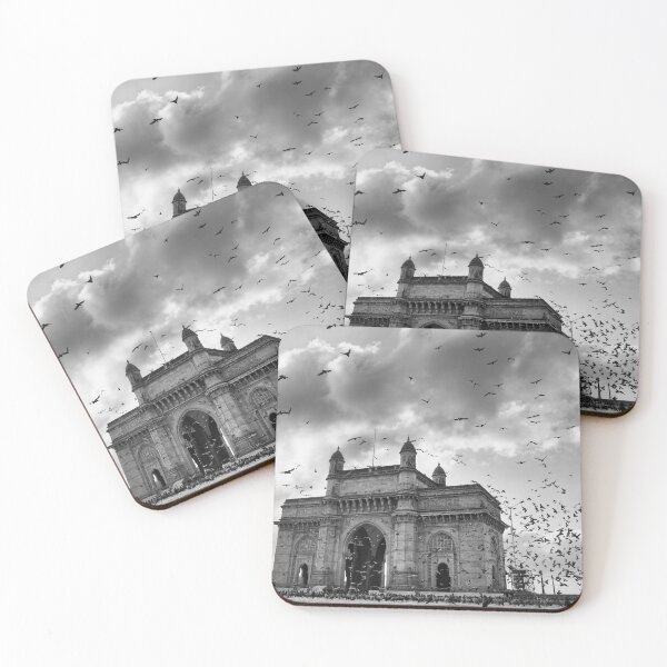 Item preview, Monochrome Gateway of India side view, Mumbai, India,Modern art, Wall art, Print, Minimalistic, Modern personalised gifts, custom printed gifts. Photographic Print. designed and sold by CameraDesign.