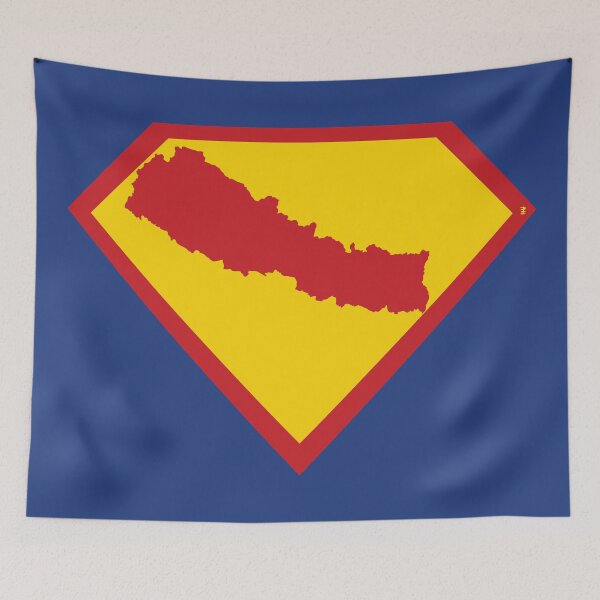 Item preview, SUPER NEPAL  - Freedom Is The Superpower -  SUPERHERO design designed and sold by pelagio.