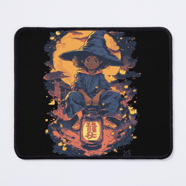 Item preview, African American Cute Chibi Witch designed and sold by PrintsByFrank.