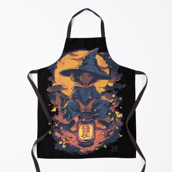 Item preview, African American Cute Chibi Witch designed and sold by PrintsByFrank.
