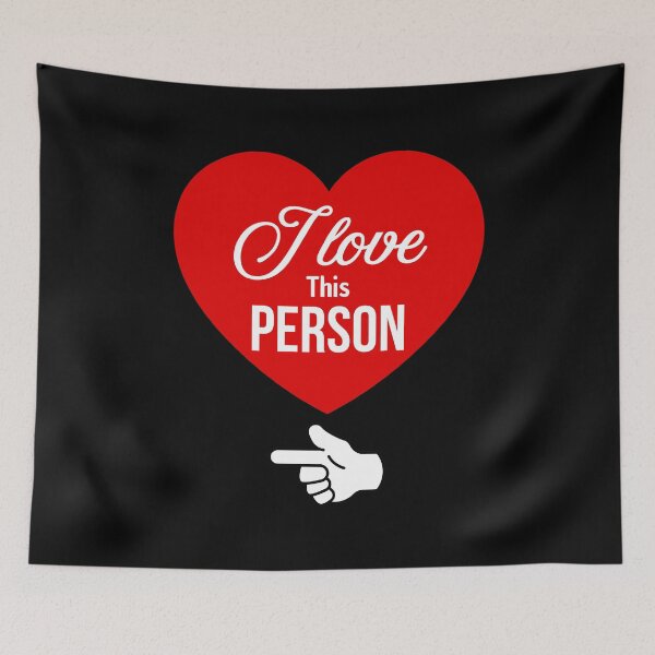 Item preview, I love this Person - left hand designed and sold by PHRASEandSTYLE.