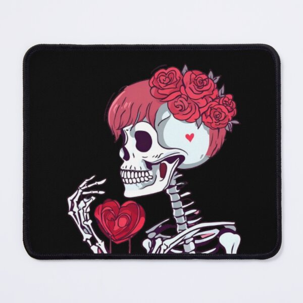 Item preview, Valentine's Day Skeleton - Cute Gothic Love designed and sold by LMoonDesigns.