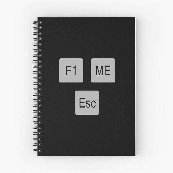 Item preview, F1, ME, ESC, Grey Computer Key Short-Cuts designed and sold by AASparksDesigns.
