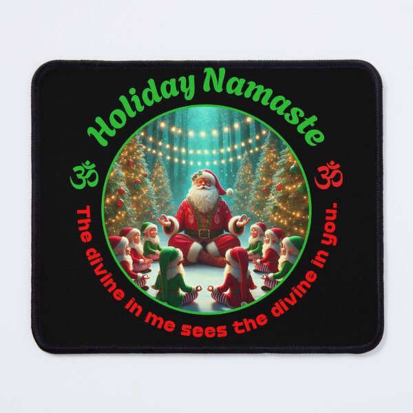 Item preview, Holiday Namaste designed and sold by wisebearmedia.