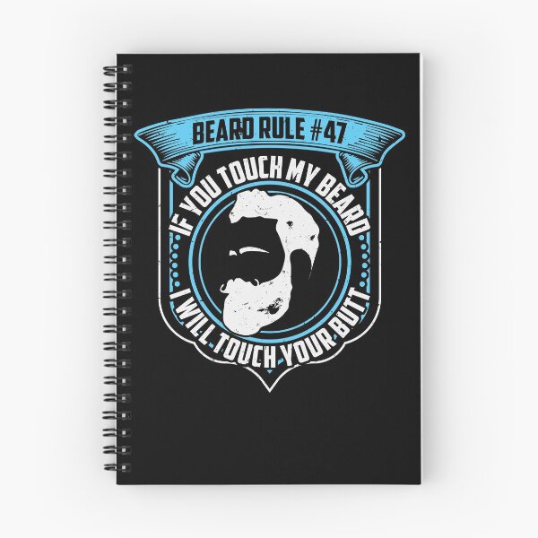 Item preview, Funny Beard Rules designed and sold by TomGiantDesigns.