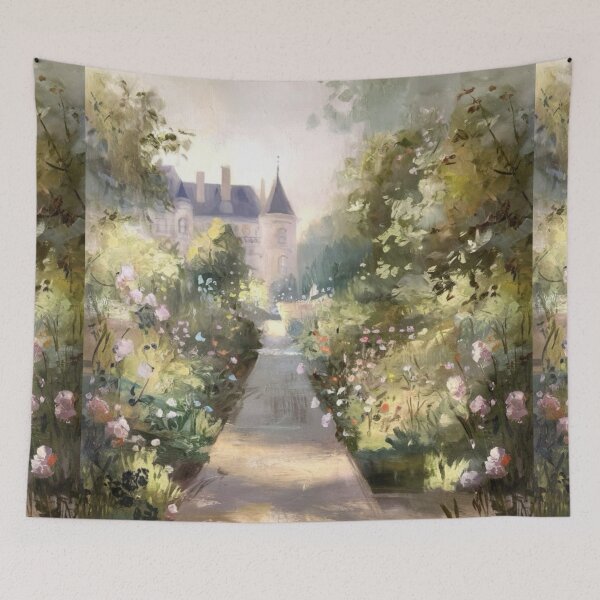 Item preview, Serene Castle Garden Pathway: French Countryside  designed and sold by CARRAANN.