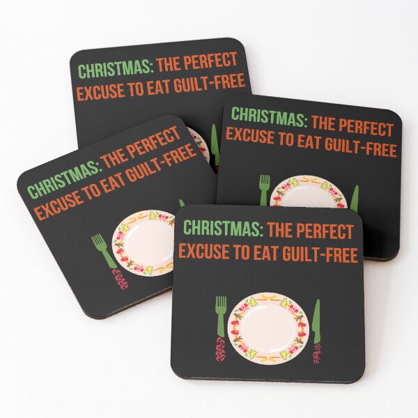 Item preview, Christmas: the perfect excuse to eat guilt-free designed and sold by PHRASEandSTYLE.