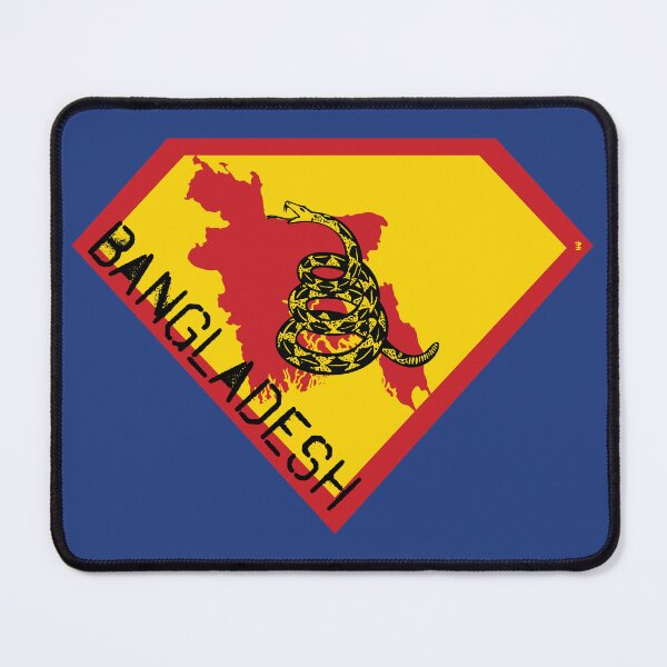 Item preview, BANGLADESH Spell Out - Freedom Is The Superpower - Gadsden Snake Flag - Dont Tread On Me SUPERHERO design designed and sold by pelagio.