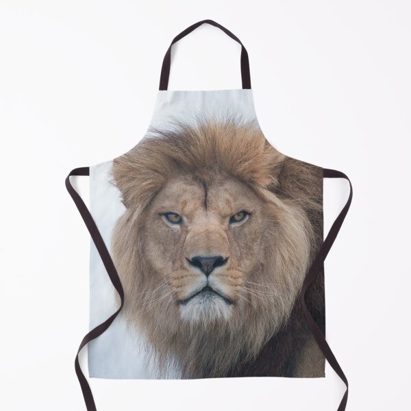 Item preview, The Fierce Gaze of a Male Lion in Focus designed and sold by rawshutterbug.