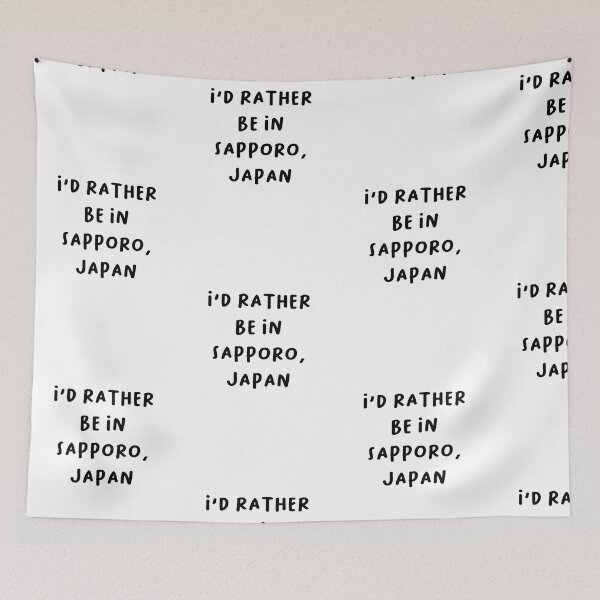 Item preview, I'D RATHER BE IN SAPPORO, JAPAN | Handwritten Font designed and sold by RM-Journey.