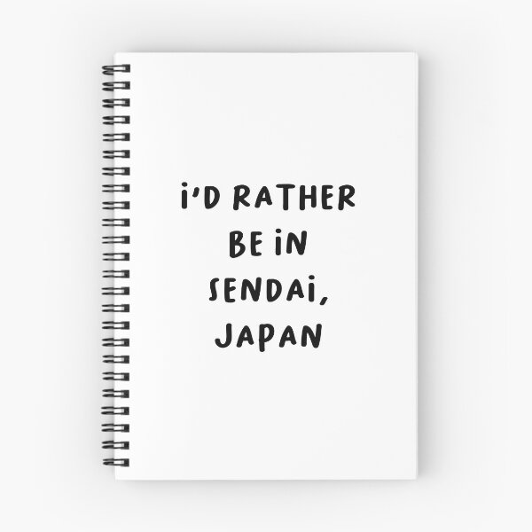 Item preview, I'D RATHER BE IN SENDAI, JAPAN | Handwritten Font designed and sold by RM-Journey.