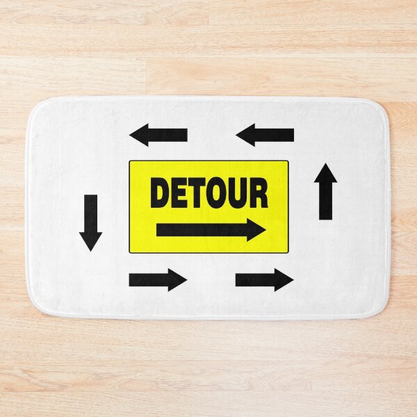 Item preview, DETOUR, With Black Arrows designed and sold by AASparksDesigns.