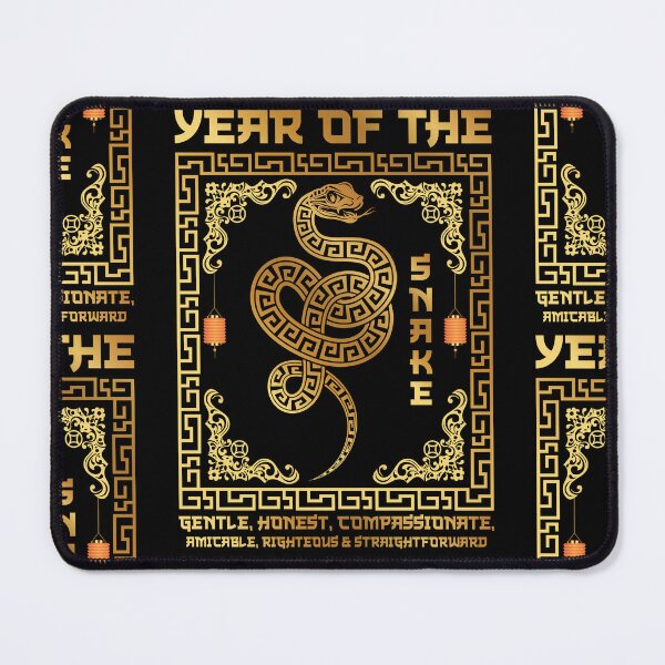 Item preview, Art Deco Gold Chinese New Year - Year of the Snake designed and sold by GDCdesigns.