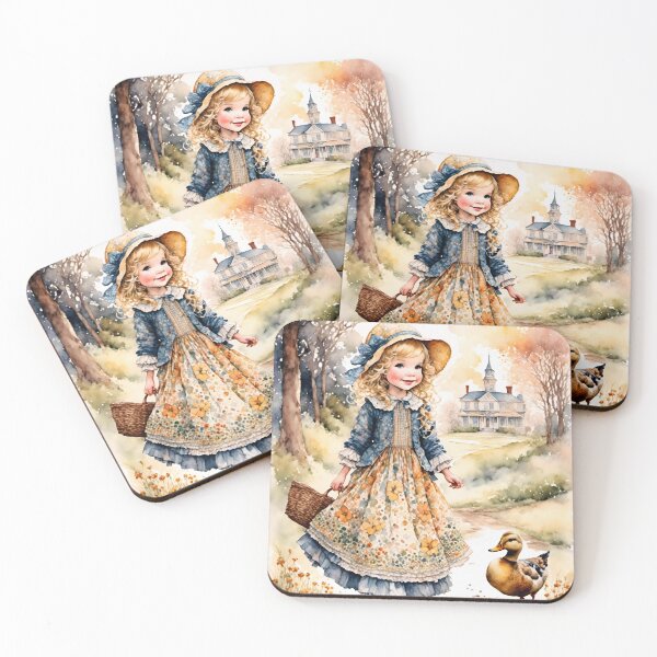 Item preview, Cottagecore - Feeding the Ducks designed and sold by YvetteBelier.