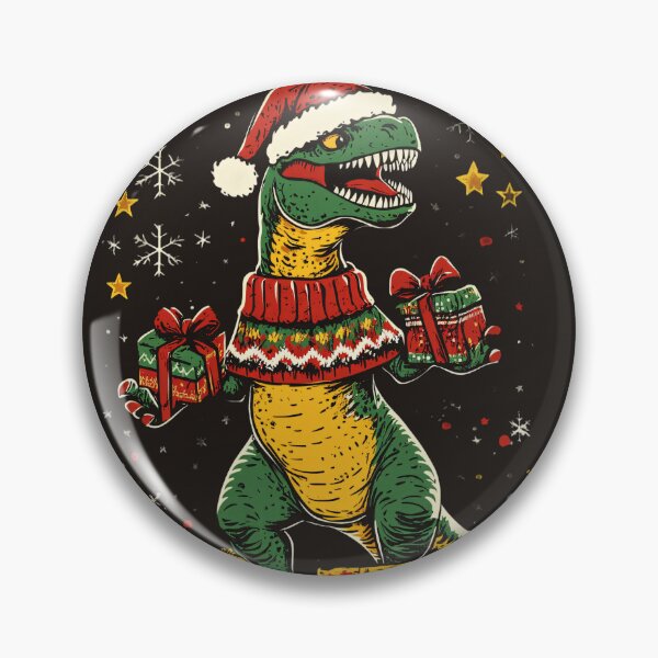 Artikelvorschau, Dino-Mite hässliches Weihnachtspullover-Design entworfen und verkauft von Anarodic.