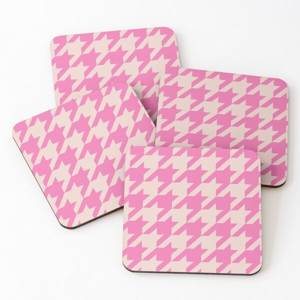 Item preview, Hot Pink Houndstooth designed and sold by newburyboutique.
