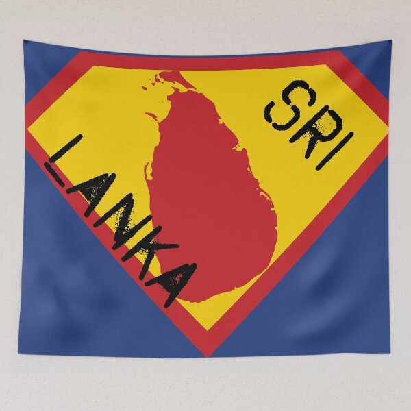 Item preview, SRI LANKA Spell Out - Freedom Is The Superpower - SUPERHERO design designed and sold by pelagio.
