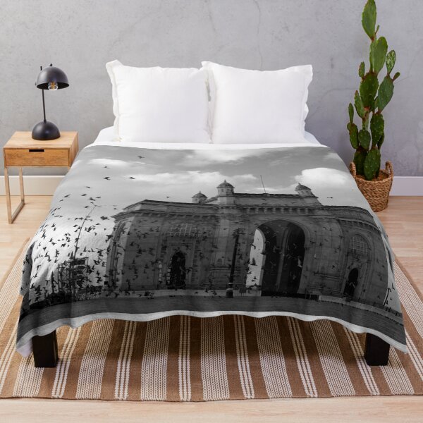 Item preview, Monochrome Gateway of India left side view, Mumbai, India,Modern art, Wall art, Print, Minimalistic, Modern personalised gifts, custom printed gifts. Photographic Print. designed and sold by CameraDesign.