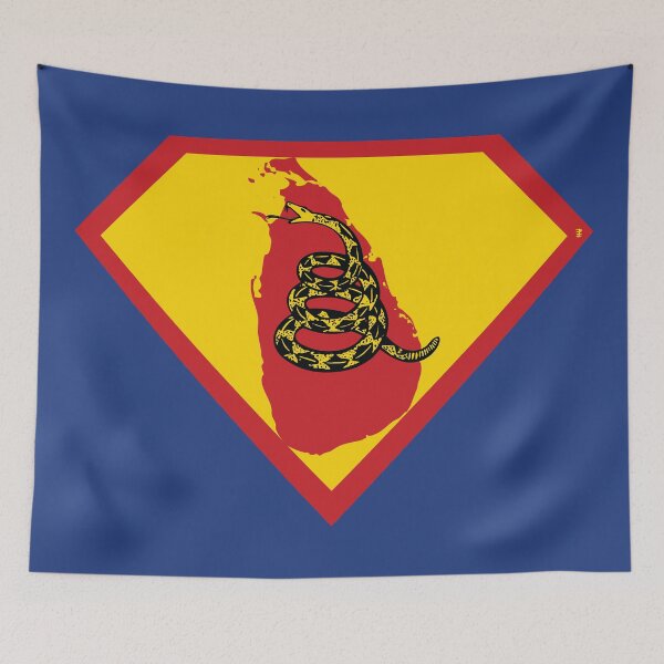 Item preview, SRI LANKA  - Freedom Is The Superpower - Gadsden Snake Flag - Dont Tread On Me SUPERHERO design designed and sold by pelagio.