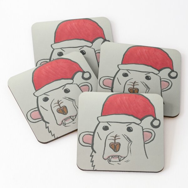 Aperçu de l'œuvre Bonnet de Père Noël ours polaire créée et vendue par RAD5.