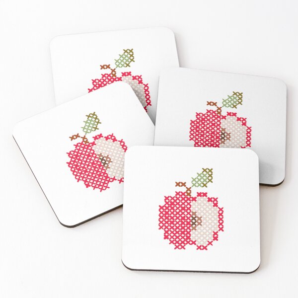 Item preview, Apple Cross Stitch designed and sold by Skull Fern.